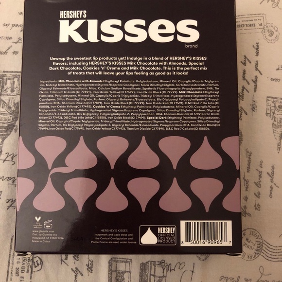 Glamlite x Hershey’s Kisses 4PC Lip Gloss Set NIB - Picture 9 of 11